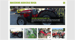 Desktop Screenshot of macchineagricoleruga.it