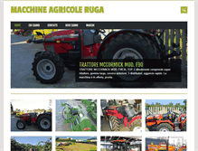 Tablet Screenshot of macchineagricoleruga.it